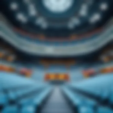 Interior layout of Etihad Arena showcasing seating arrangement