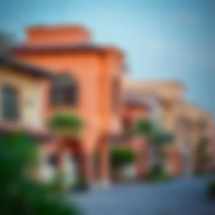 Popular neighborhood in Dubai