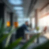 Modern workspace design at Virtuzone offices