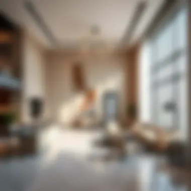 Elegance and Sophistication Inside Gate Village Building 3 Luxurious interior space highlighting the elegance of Gate Village Building 3