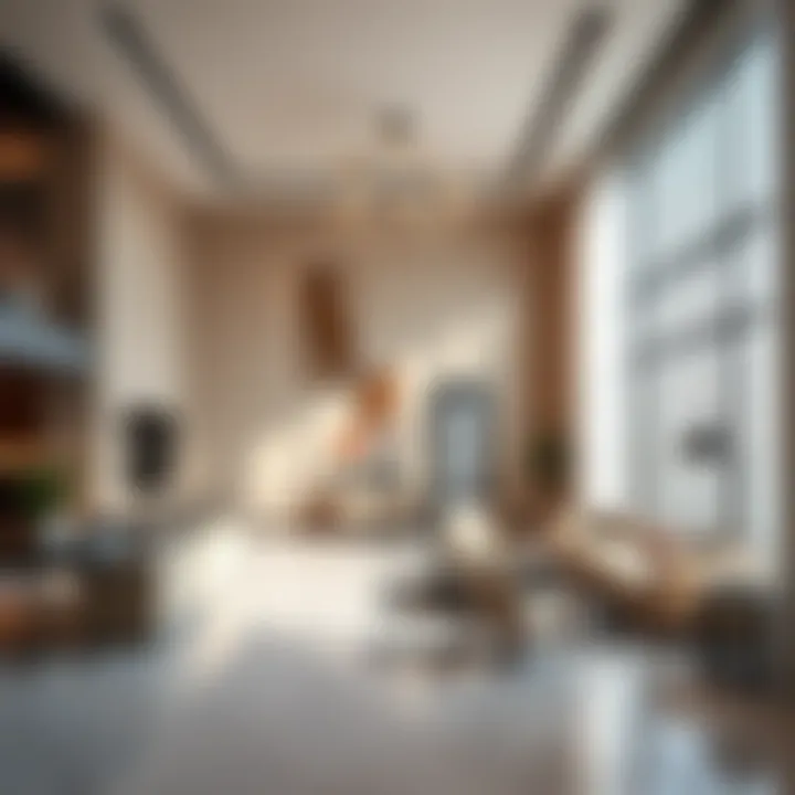 Elegance and Sophistication Inside Gate Village Building 3 Luxurious interior space highlighting the elegance of Gate Village Building 3