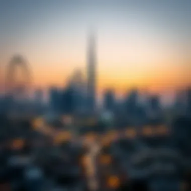 Dubai Skyline: A Symbol of Opportunity A scenic view of Dubai's skyline representing opportunity and innovation