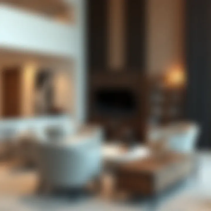 Modern furniture design blending aesthetics and functionality
