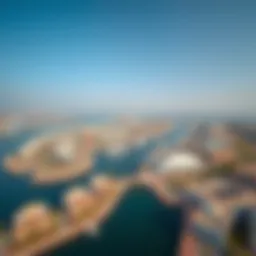 Aerial view of Krik Harbour showcasing its modern architecture and waterfront