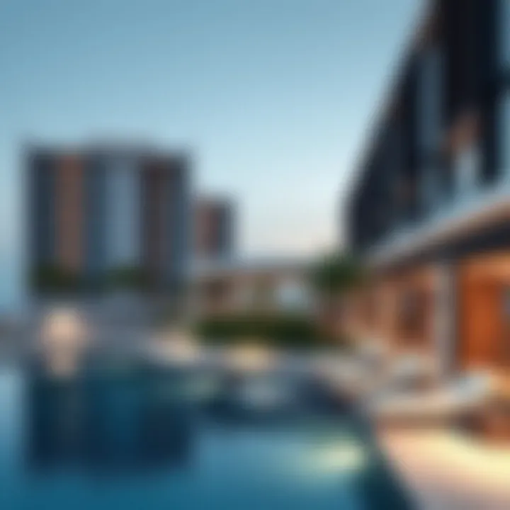 Luxurious residential complexes in Krik Harbour with scenic sea views