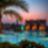 Stunning view of La Mer Beach showcasing the vibrant atmosphere and luxury properties.