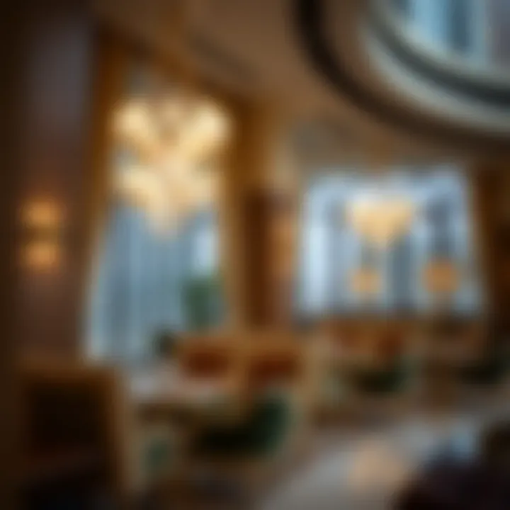 A close-up of unique design features that define La Perle's luxury appeal
