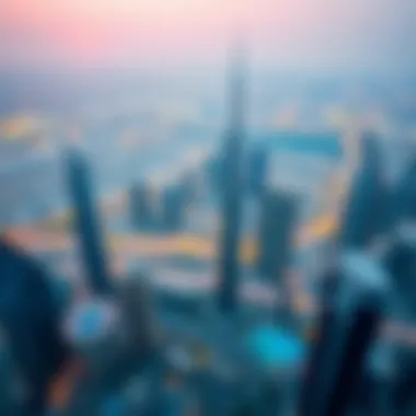 Stunning Views of Dubai from Latifa Towers Panoramic view of Dubai skyline from Latifa Towers