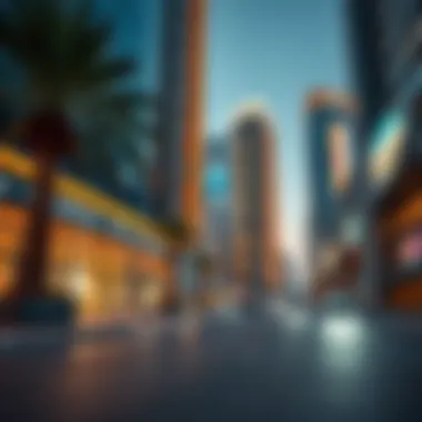 Vibrant urban landscape showcasing Liwan's design