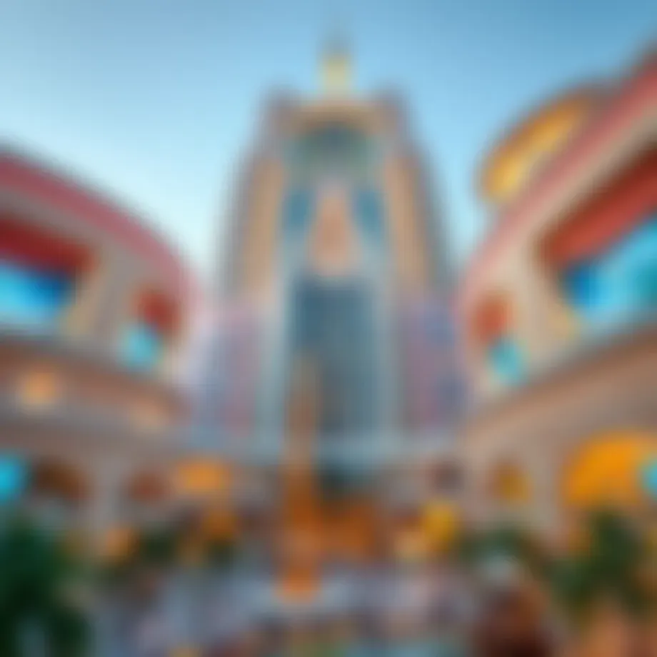 Stunning architectural view of the Mall of the Emirates