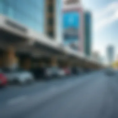 Available Parking Spaces in Mirdif City Center Wide view of available parking spaces in Mirdif City Center