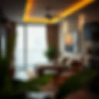 Interior of a cozy and budget-friendly flat in Dubai.