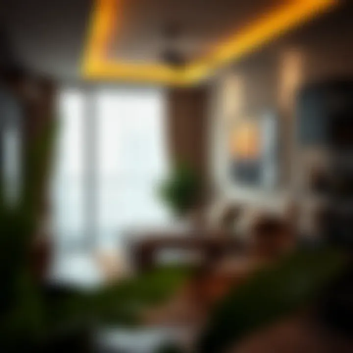 Interior of a cozy and budget-friendly flat in Dubai.