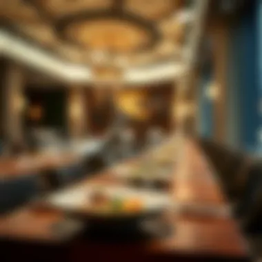 Gourmet Dining at Paramount Hotel Gourmet dining experience within the hotel featuring exquisite dishes