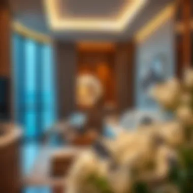 Interior of Stylish Residential Unit Stylish residential unit interior emphasizing comfort and luxury