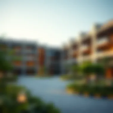 Modern architectural design of a residential complex by Peninsula Select Group