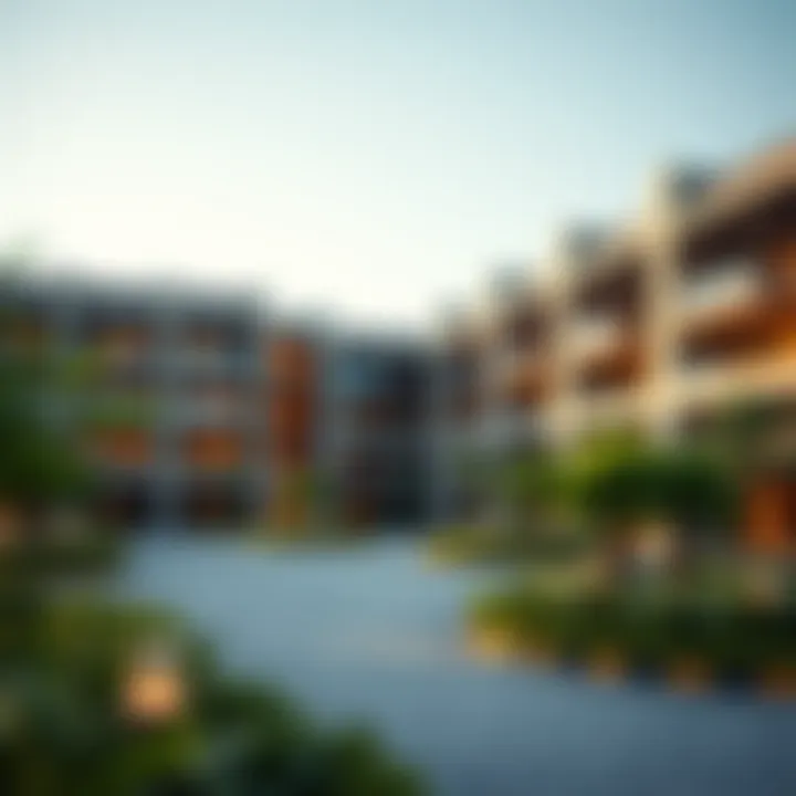 Modern architectural design of a residential complex by Peninsula Select Group