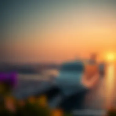 Promotional materials depicting Dubai as a cruise destination