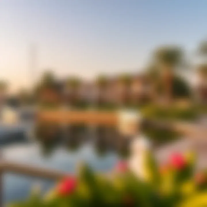 Tranquil waterfront property in a popular Dubai residential area