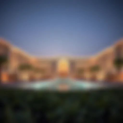 Stunning architectural design of Rixos Dubai Island