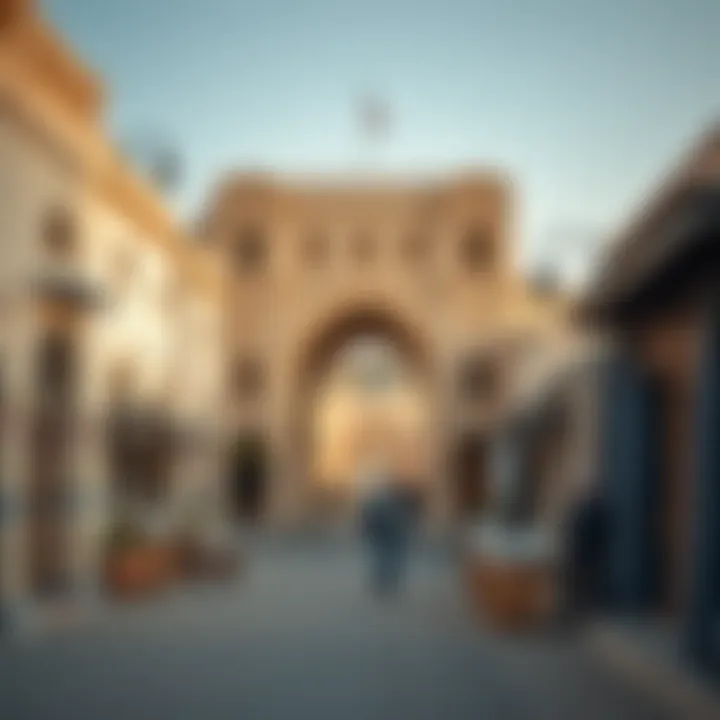 Historic elements reflecting the cultural richness of Souq Al Marfa