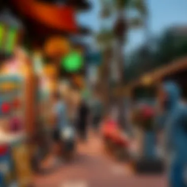 Vibrant cultural scene along The Boulevard highlighting local art
