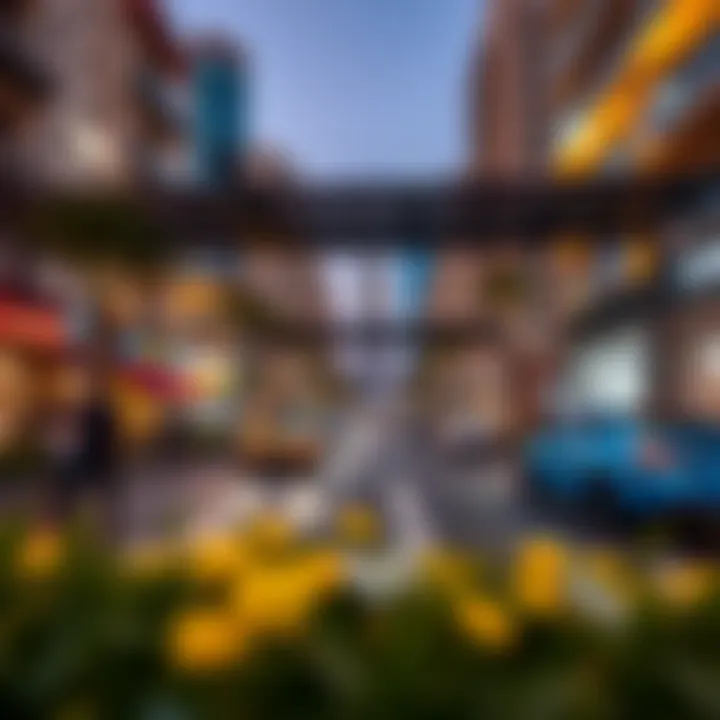 Dynamic lifestyle images reflecting the vibrant atmosphere of The Boulevard