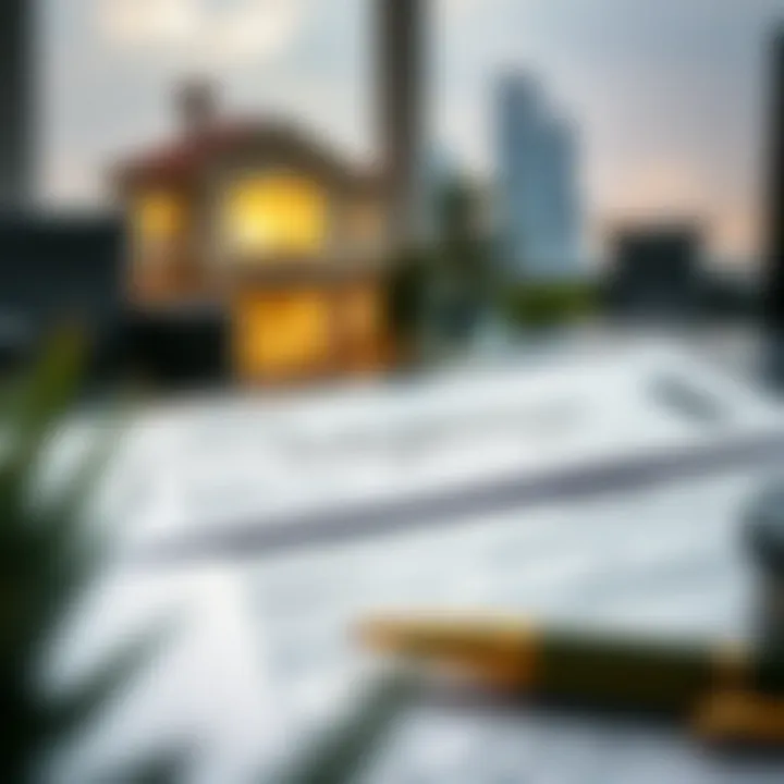 Illustration of a mortgage registration document