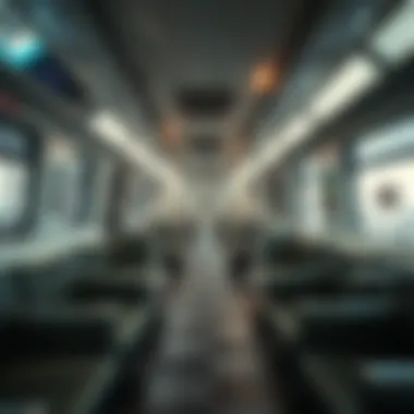 Luxury Experience Inside Dubai's New Metro Trains Modern train interior showcasing luxury