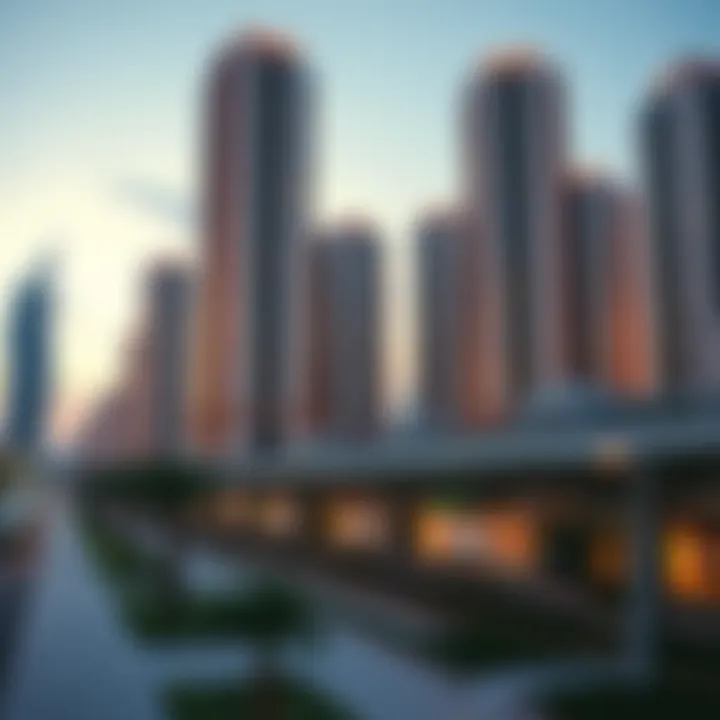 Urban Development Around Dubai's Metro Stations Urban development projects near metro stations